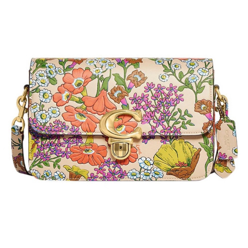 Coach Studio Crossbody Bag With Floral Blossom Print CJ358 - Picture 6 of 14